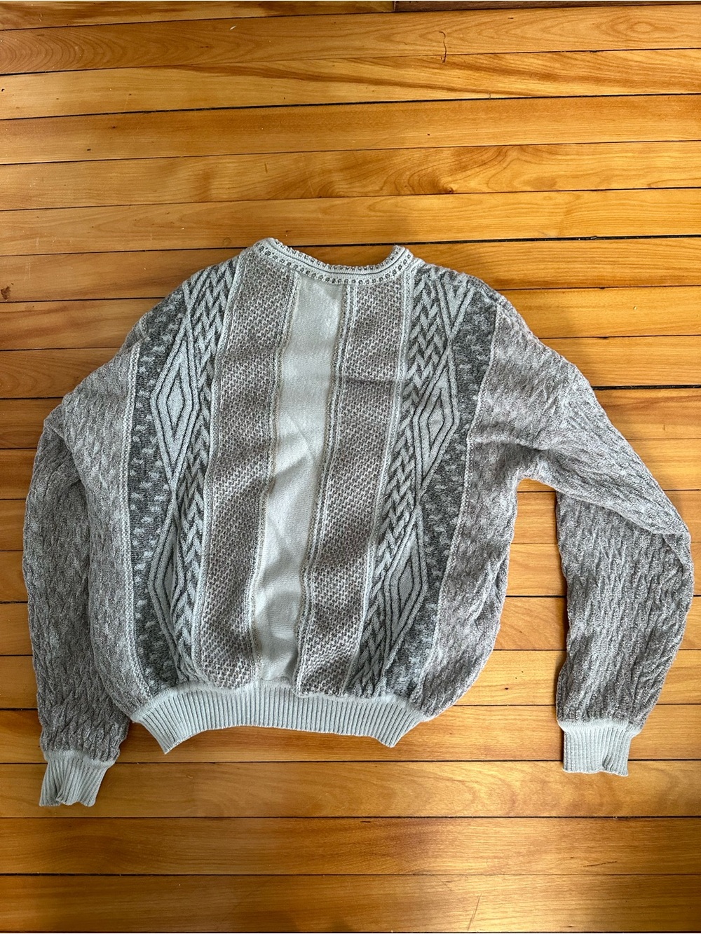 St. Croix Knits grey sweater